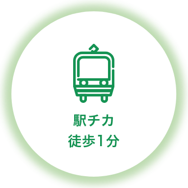 駅チカ徒歩1分